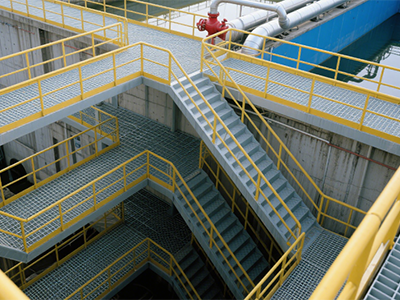 污水厂钢格栅板案例