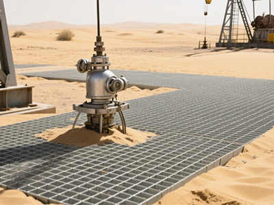 油田钢格栅板案例 - 河北正全丝网制造有限公司图片2