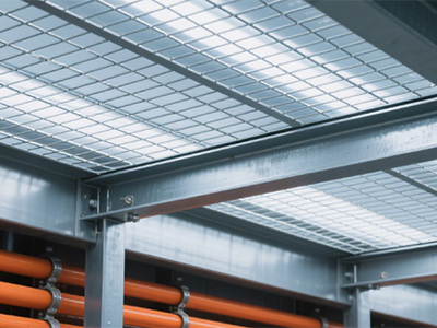 烤漆房钢格栅板案例