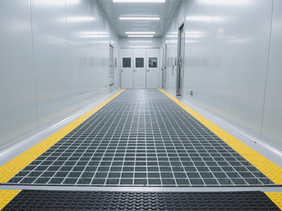 烤漆房钢格栅板案例 - 河北正全丝网制造有限公司图片2